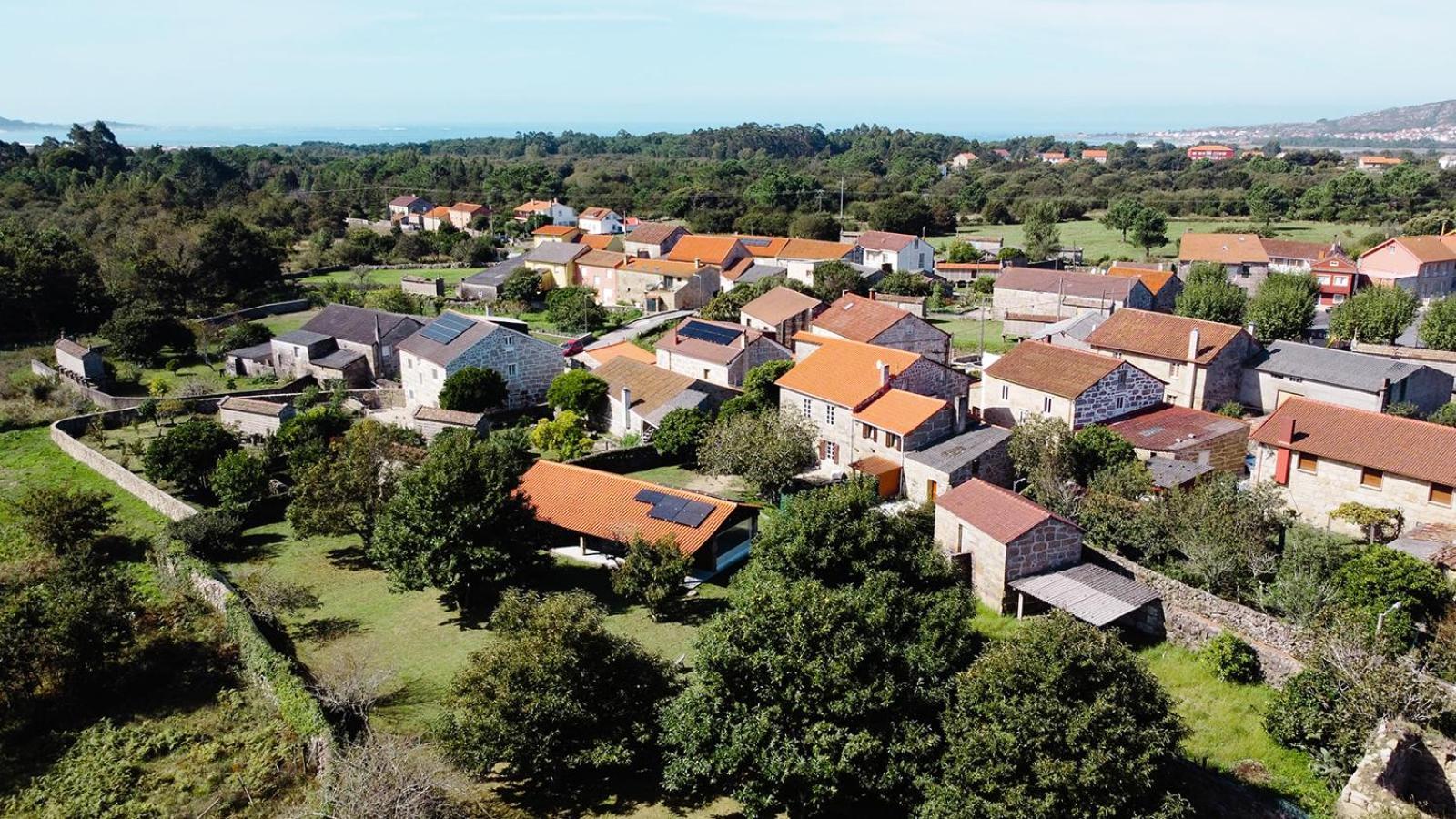 O Fogar Do Carpinteiro Villa Carnota Bagian luar foto