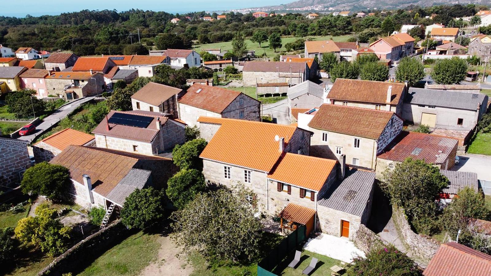 O Fogar Do Carpinteiro Villa Carnota Bagian luar foto